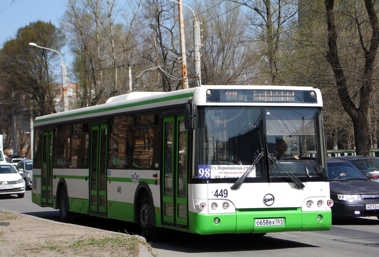 Ростовская область, ЛиАЗ-5292.21 № 449