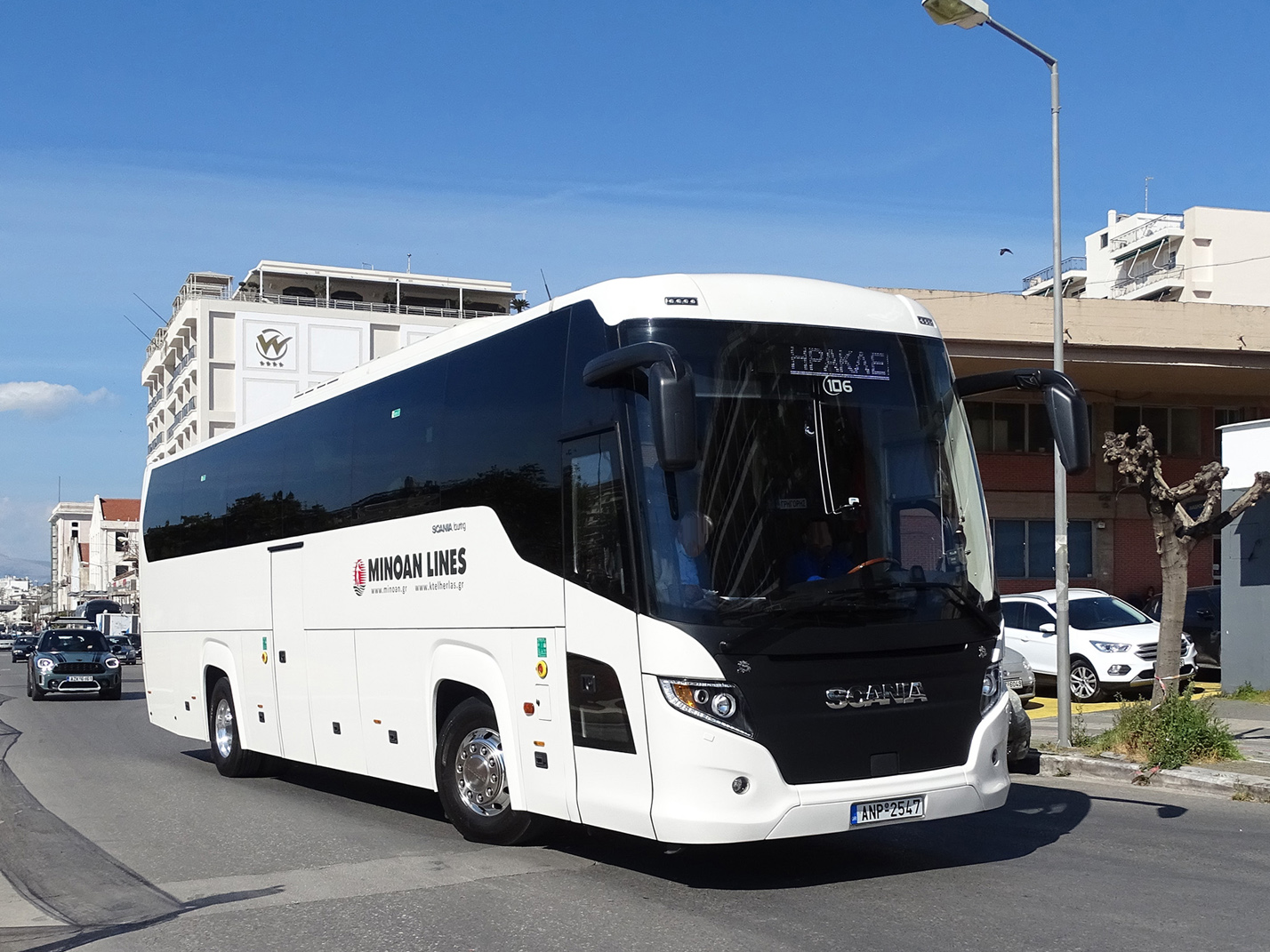 Greece, Scania Touring HD 12.0 # 106