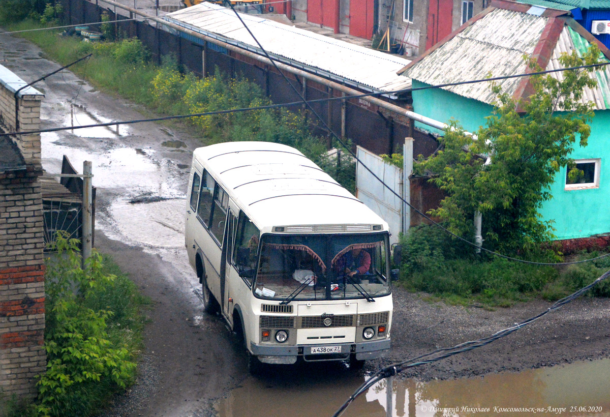 Хабаровский край, ПАЗ-3206-110-60 № А 438 ОК 27