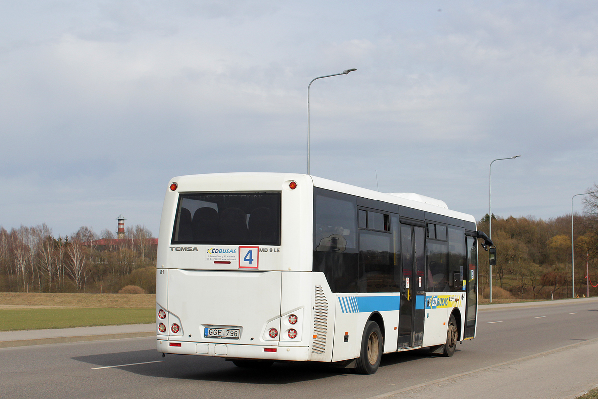 Lithuania, TEMSA MD9 LE # 81