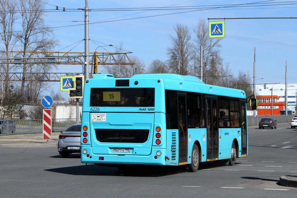 Санкт-Петербург, ЛиАЗ-4292.60 (1-2-1) № 6226
