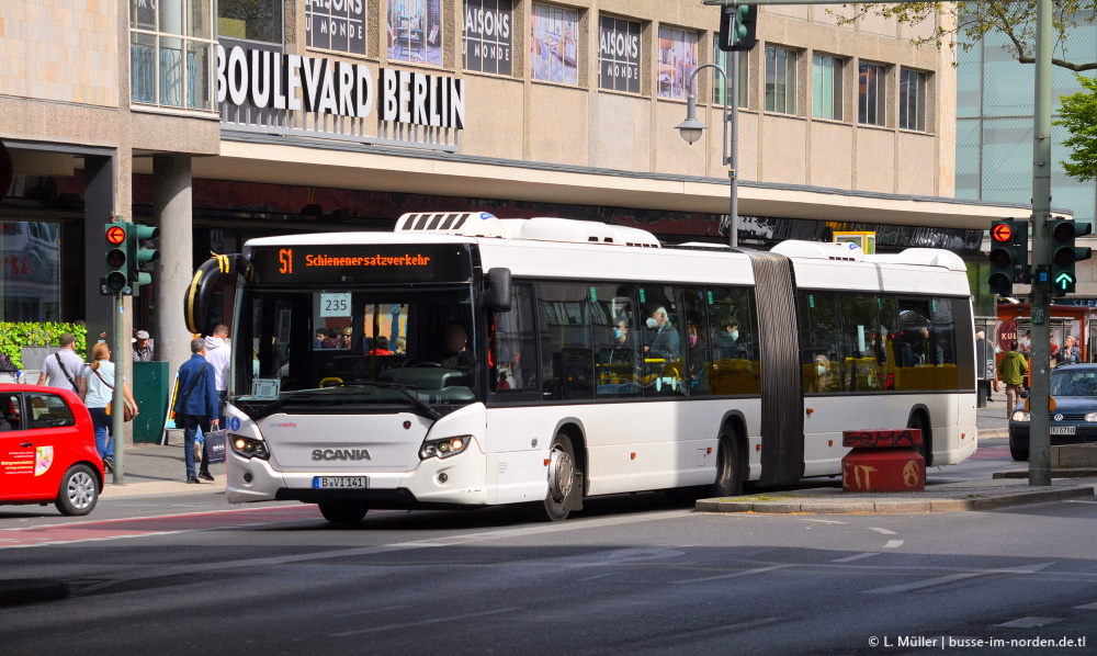 Берлин, Scania Citywide LFA № B-VI 141