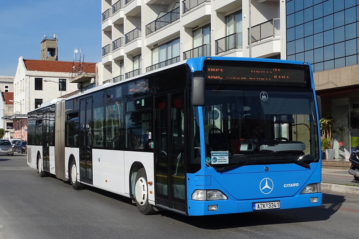 Greece, Mercedes-Benz O530G Citaro G # 99