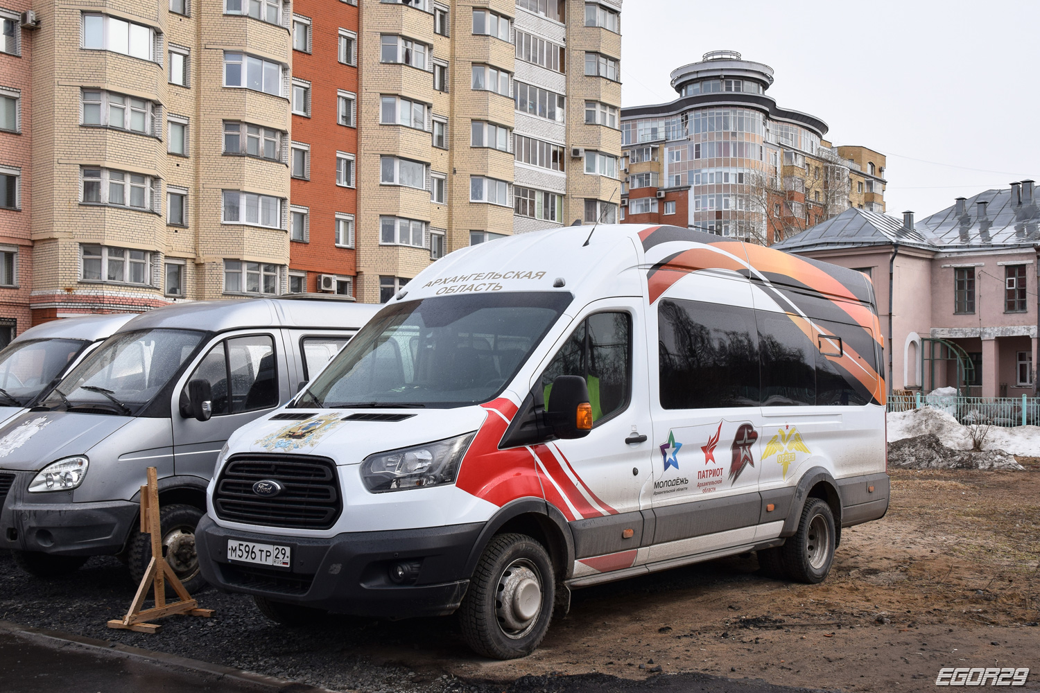 Архангельская область, Ford Transit FBD [RUS] (Z6F.ESG.) № М 596 ТР 29