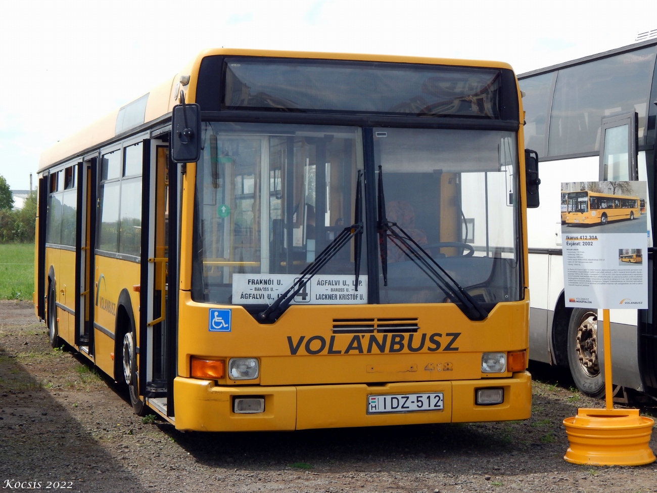 Hungary, Ikarus 412.13 # IDZ-512; Hungary — 1. Volánbusz Retro Nap, Hatvan (2022)