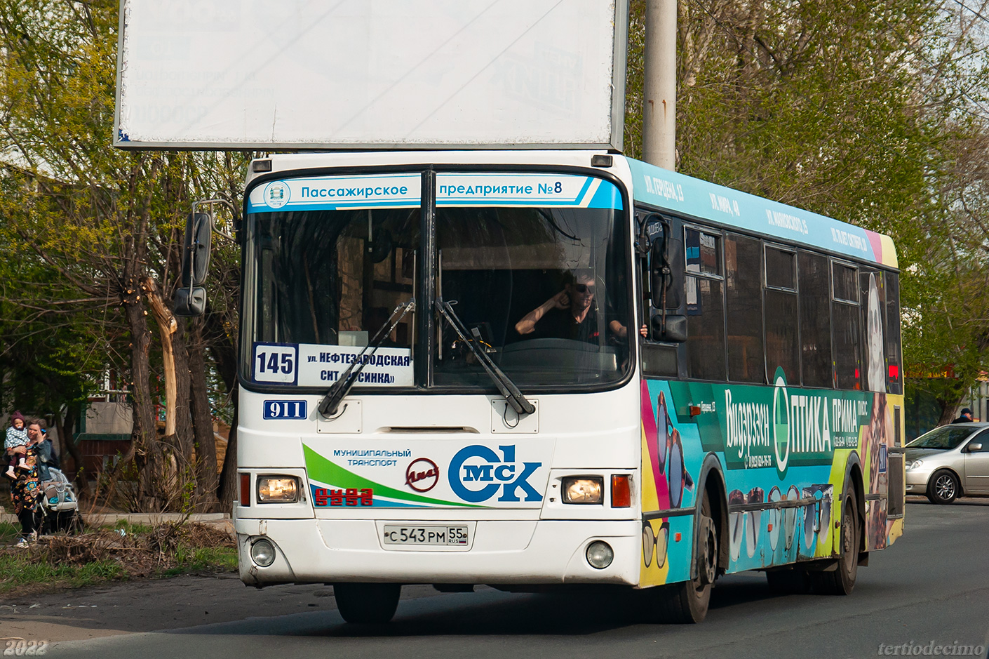 Омская область, ЛиАЗ-5256.53 № 911