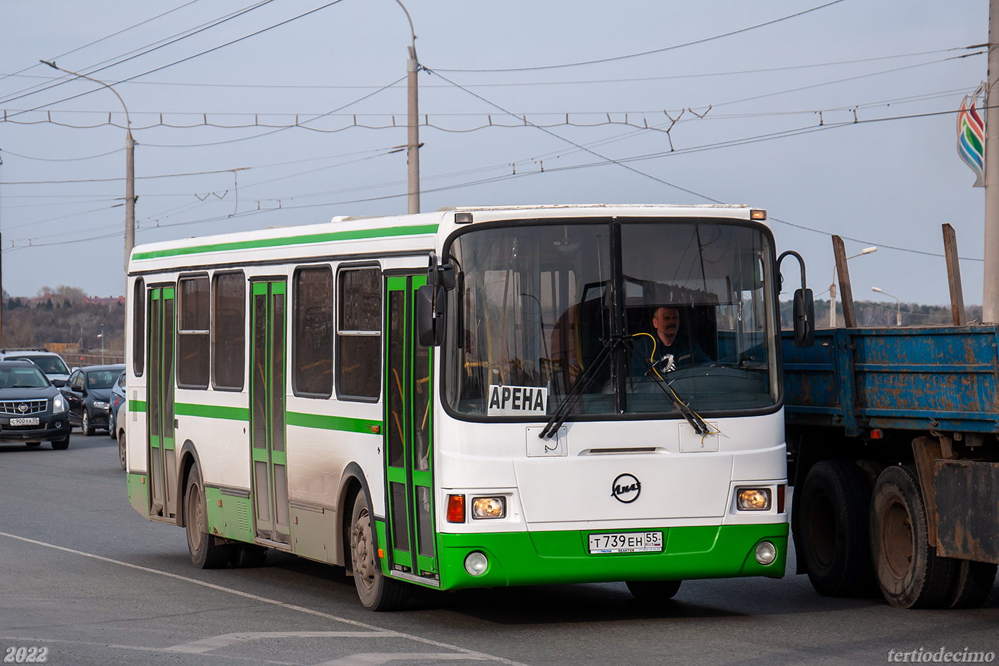 Омская область, ЛиАЗ-5256.36 № Т 739 ЕН 55