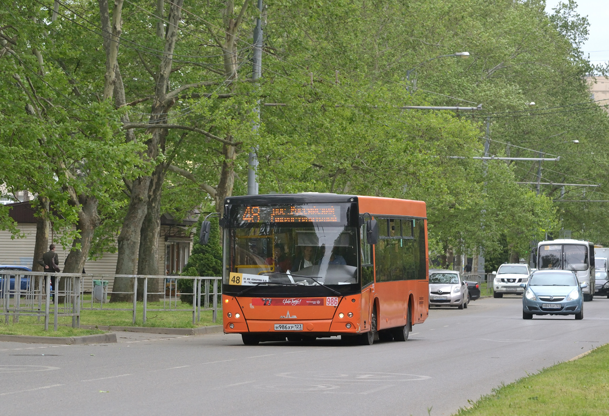 Краснодарский край, МАЗ-206.086 № Н 986 ХР 123