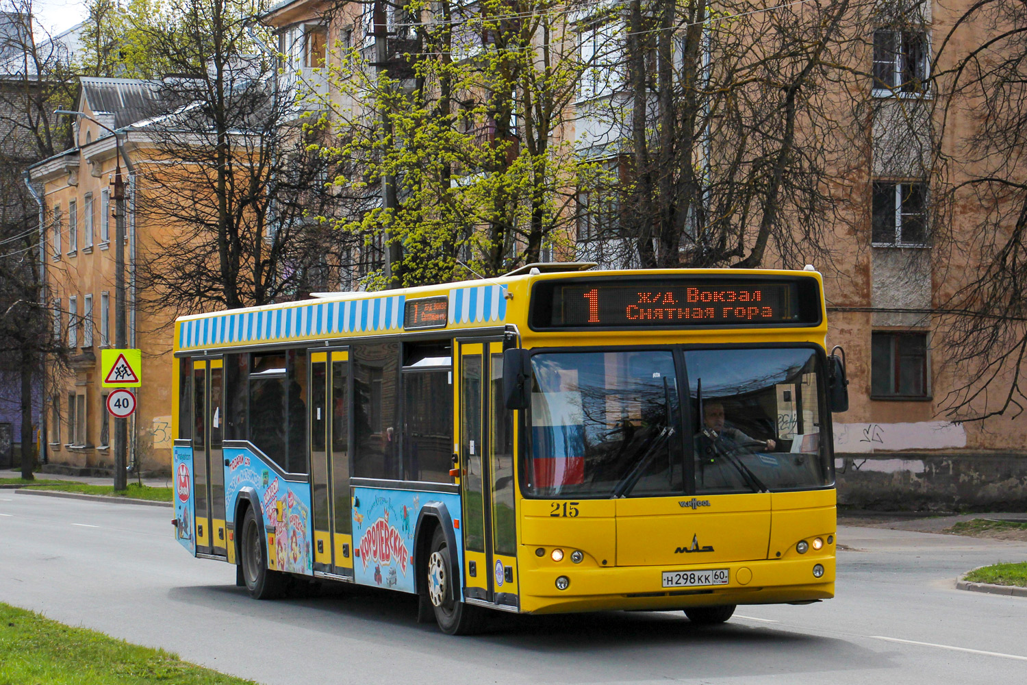 Pskov region, MAZ-103.469 # 215