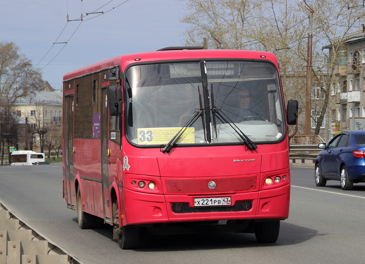 Кировская область, ПАЗ-320414-05 "Вектор" (1-2) № Х 221 РВ 43