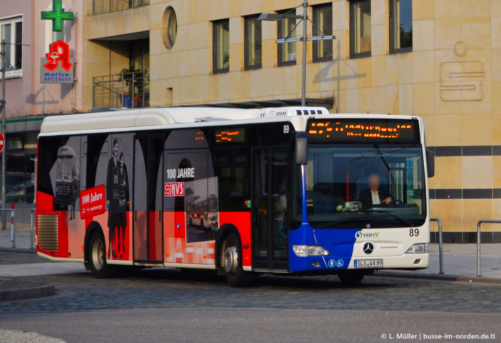 Saarland, Mercedes-Benz O530LE Citaro facelift LE # 89