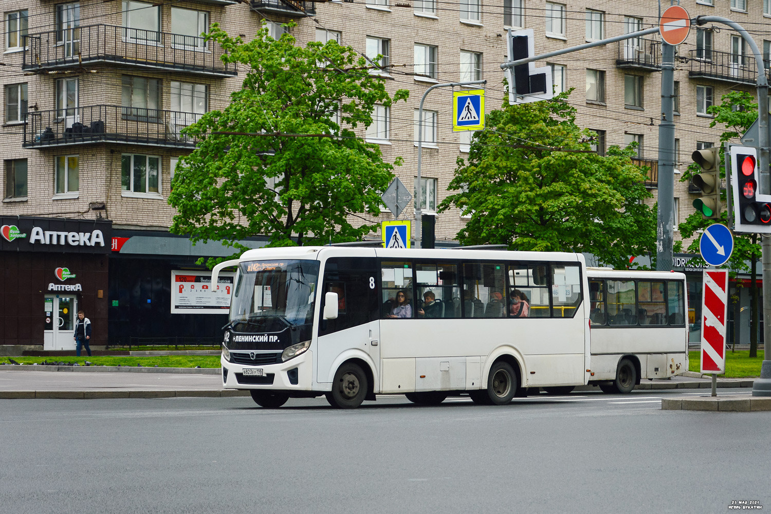 Санкт-Петербург, ПАЗ-320435-04 "Vector Next" № 820