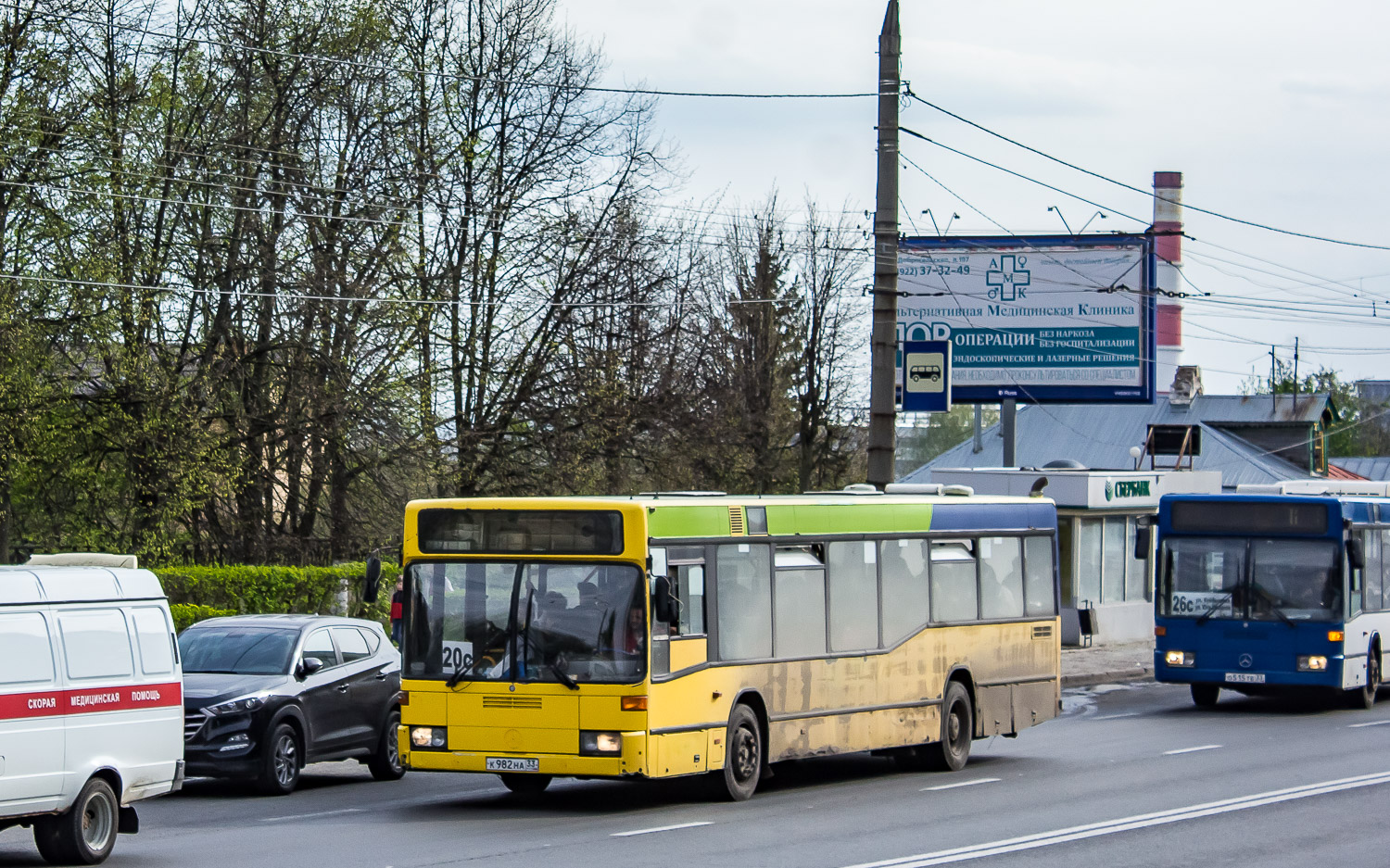 Владимирская область, Mercedes-Benz O405N2 № К 982 НА 33