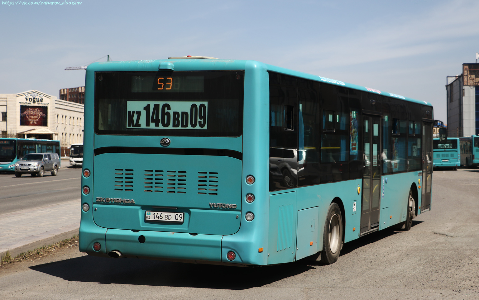 Карагандинская область, Yutong ZK6118HGA № 146 BD 09
