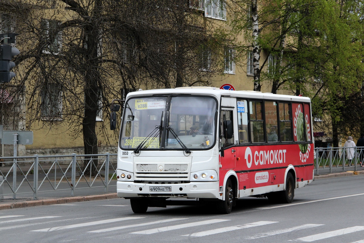 Санкт-Петербург, ПАЗ-320412-05 № 7853