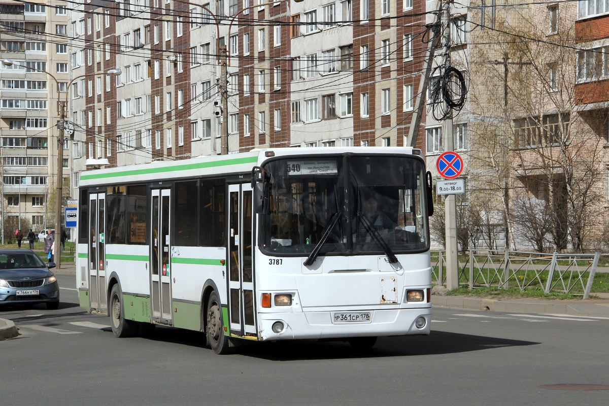 Санкт-Петербург, ЛиАЗ-5293.60 № 3787