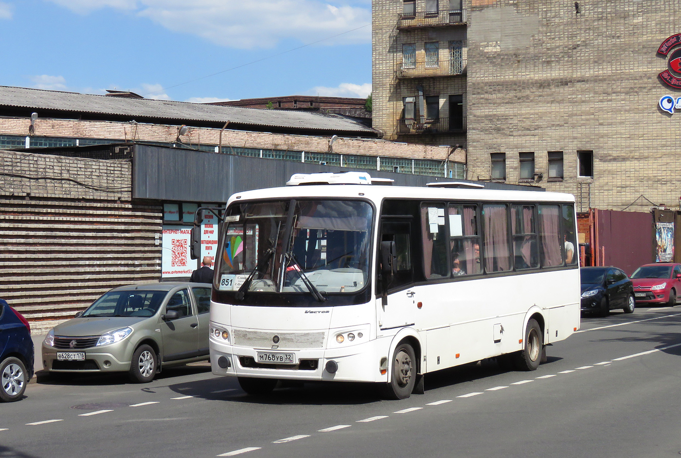 Ленинградская область, ПАЗ-320412-05 "Вектор" № М 768 УВ 32