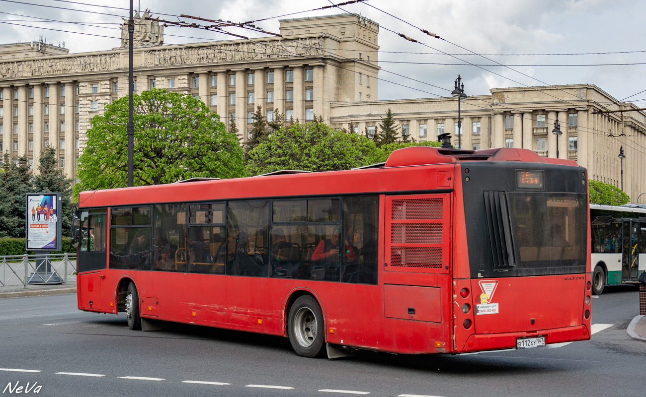 Санкт-Петербург, МАЗ-203.069 № В 112 ХУ 147