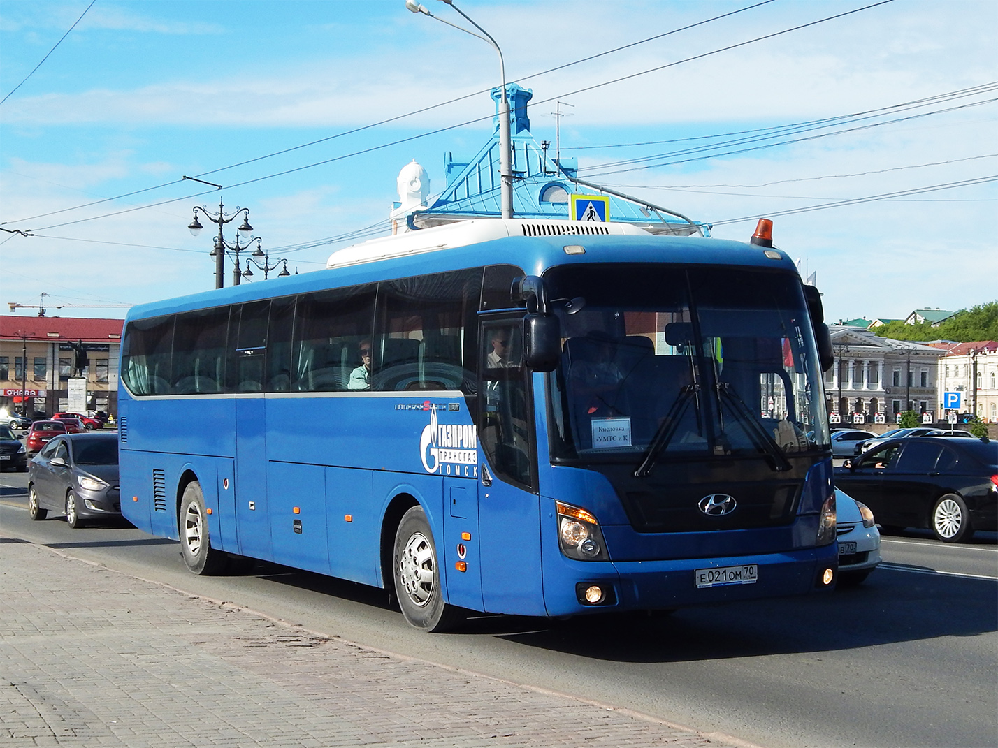 Томская область, Hyundai Universe Space Luxury № Е 021 ОМ 70
