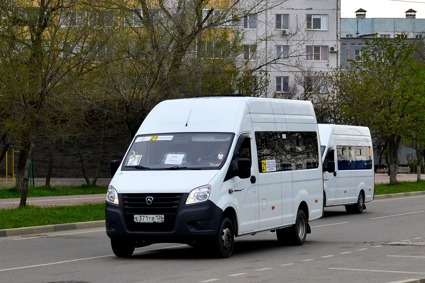 Ставропольский край, ГАЗ-A65R35 Next № Е 371 ТВ 126