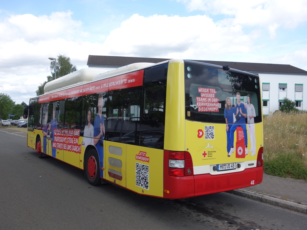 Гессен, MAN A21 Lion's City NL313 CNG № 48