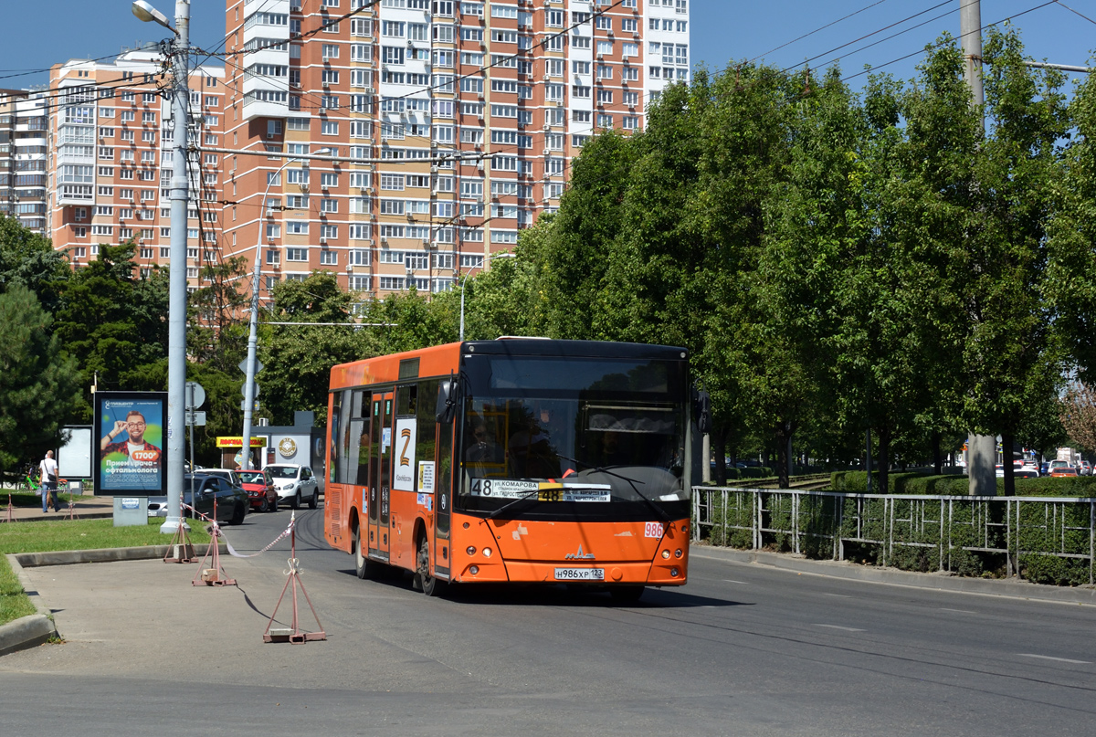 Краснодарский край, МАЗ-206.086 № Н 986 ХР 123