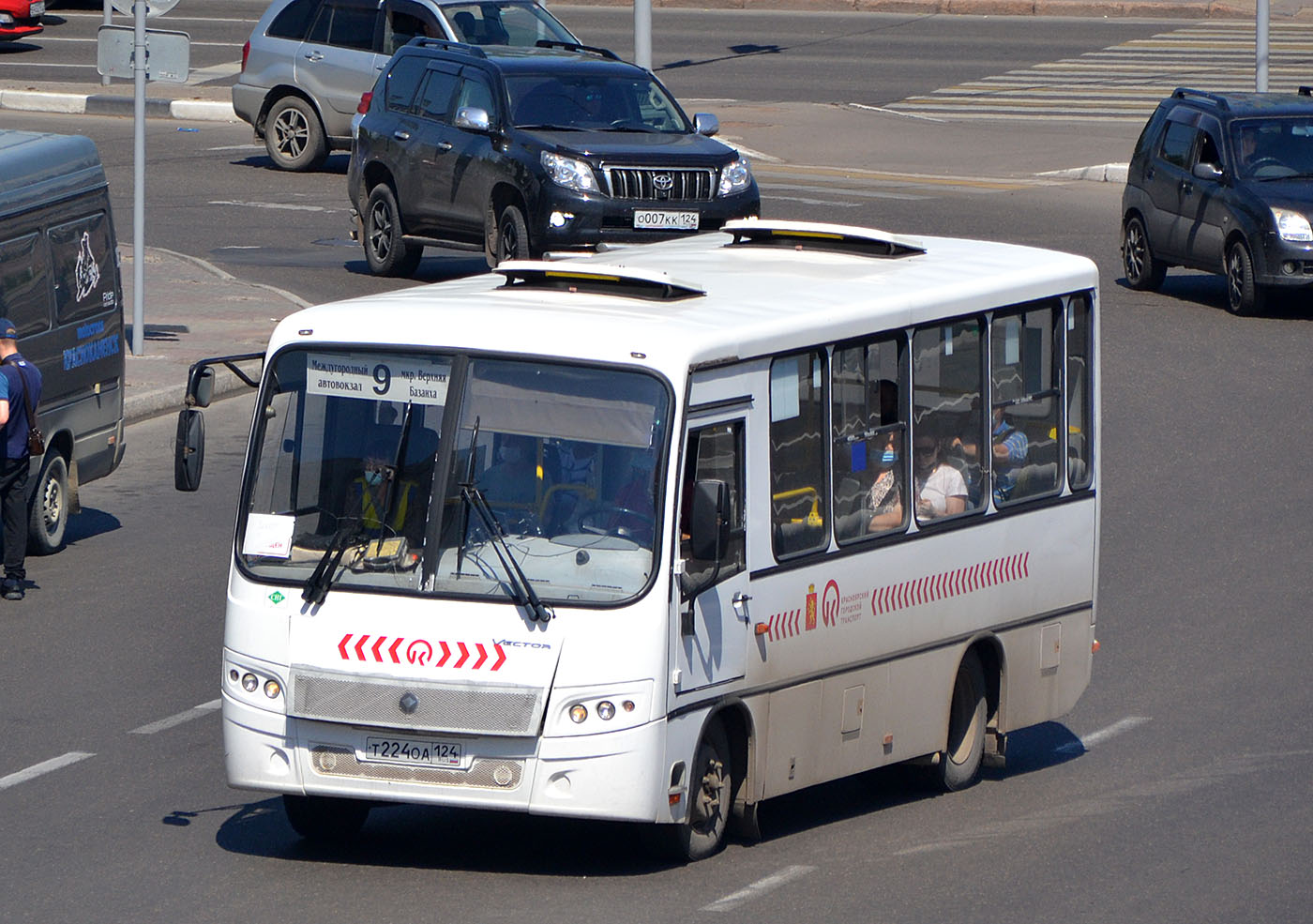 Красноярский край, ПАЗ-320302-22 "Вектор" № Т 224 ОА 124