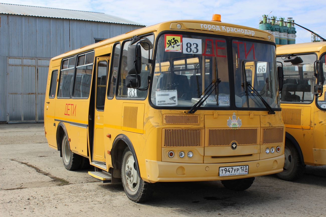 Краснодарский край, ПАЗ-32053-70 № Т 947 УР 123
