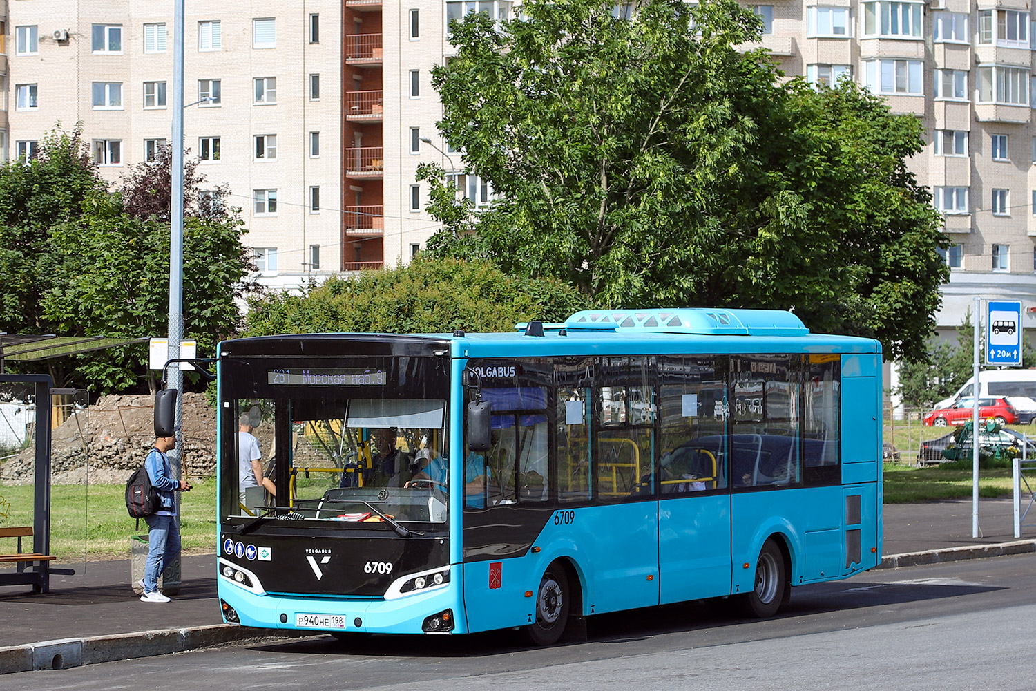 Санкт-Петербург, Volgabus-4298.G4 (LNG) № 6709