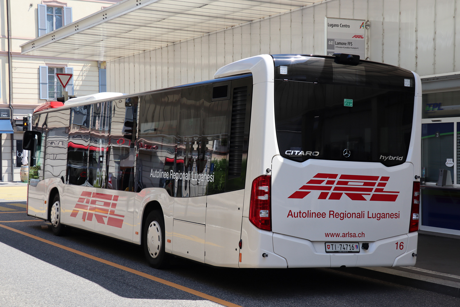Швейцария, Mercedes-Benz Citaro C2 hybrid № 16