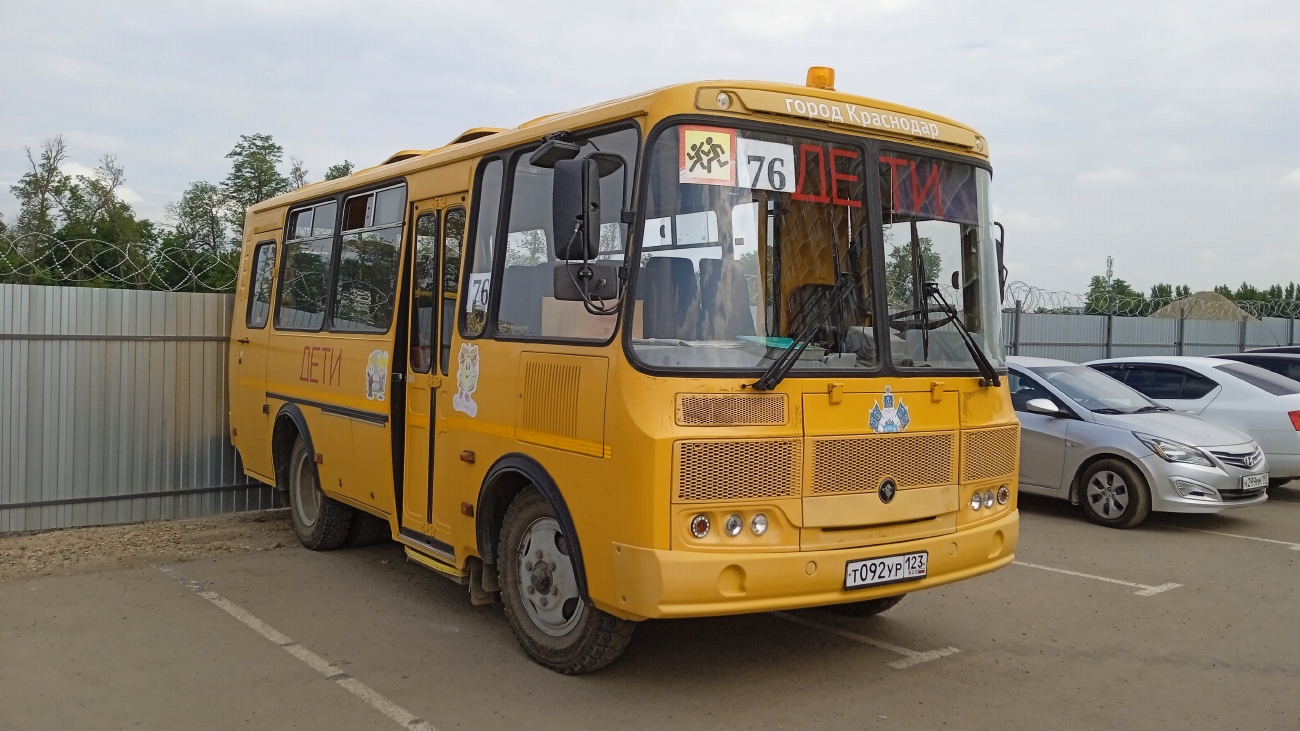 Краснодарский край, ПАЗ-32053-70 № Т 092 УР 123