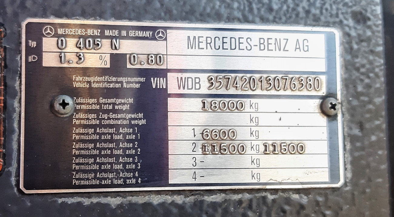 Пермский край, Mercedes-Benz O405N № Е 525 РА 82