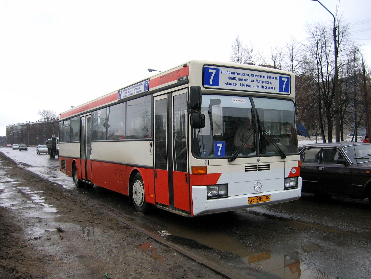 Вологодская область, Mercedes-Benz O405 № АА 989 35