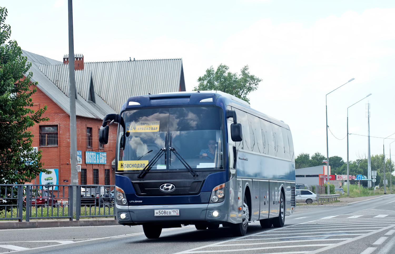 Краснодарский край, Hyundai Universe Space Luxury № Н 508 ЕВ 193