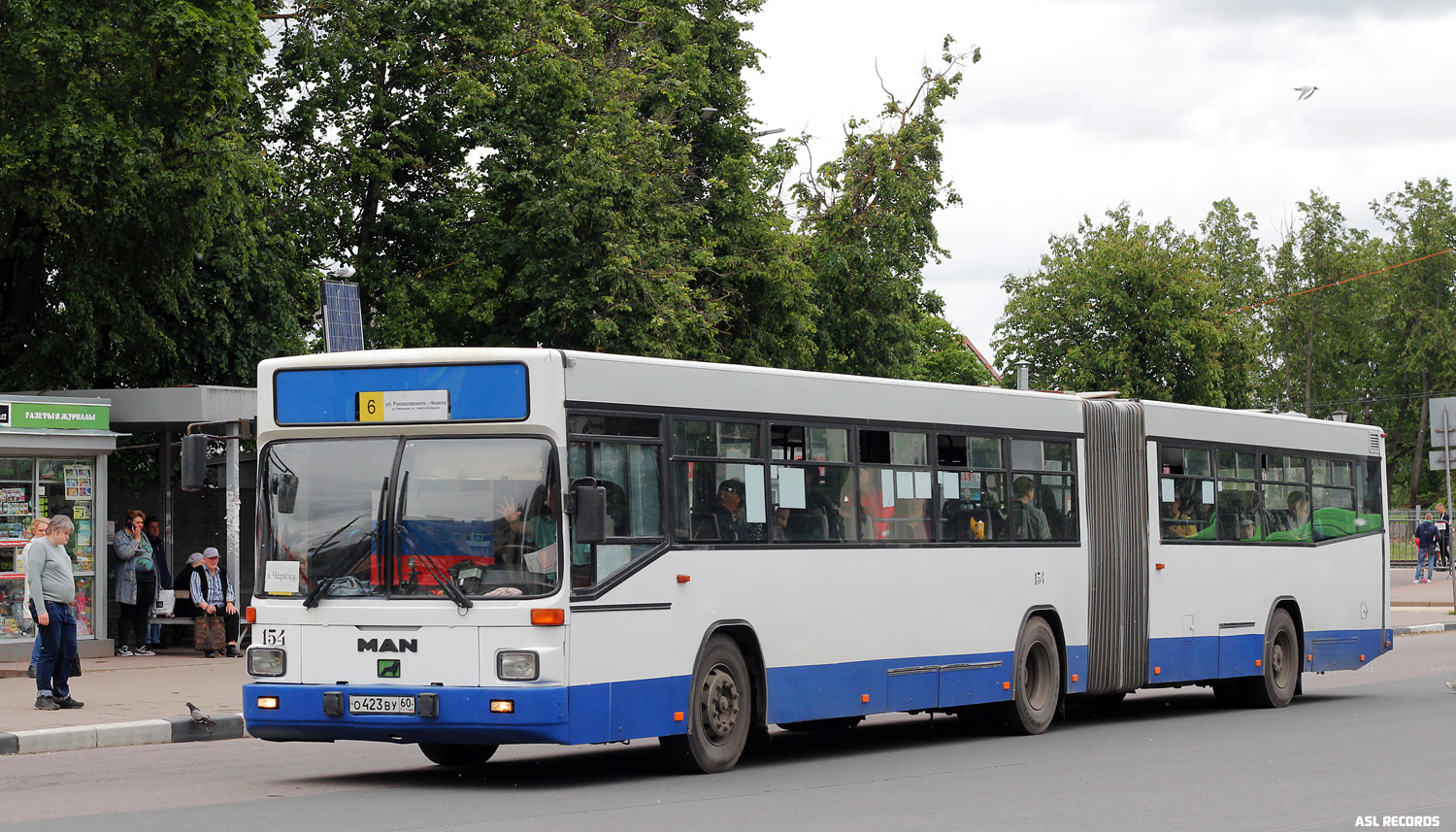 Pskov region, MAN A61 SG312 # 154