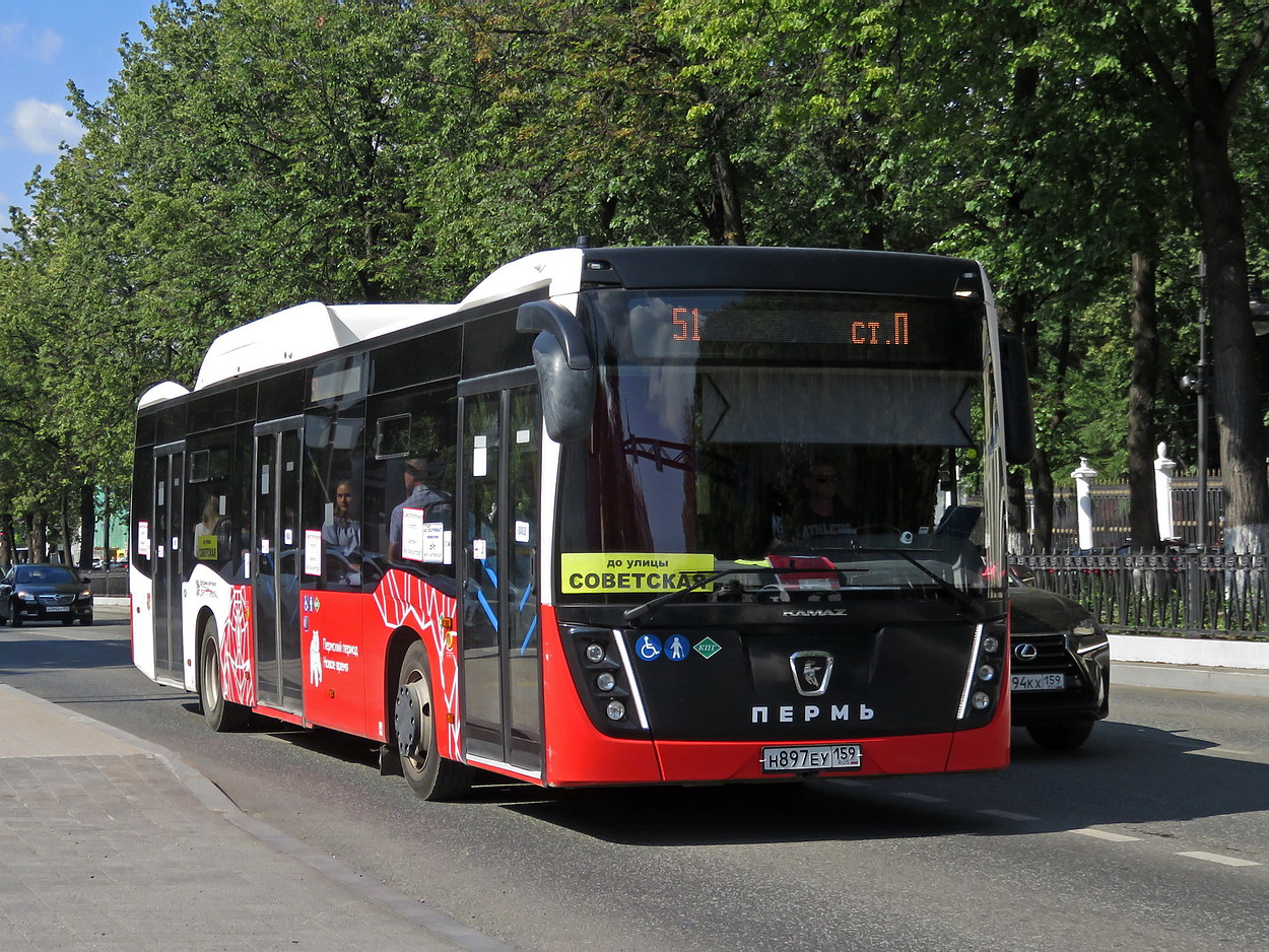 Пермский край, НефАЗ-5299-40-57 (CNG) № Н 897 ЕУ 159