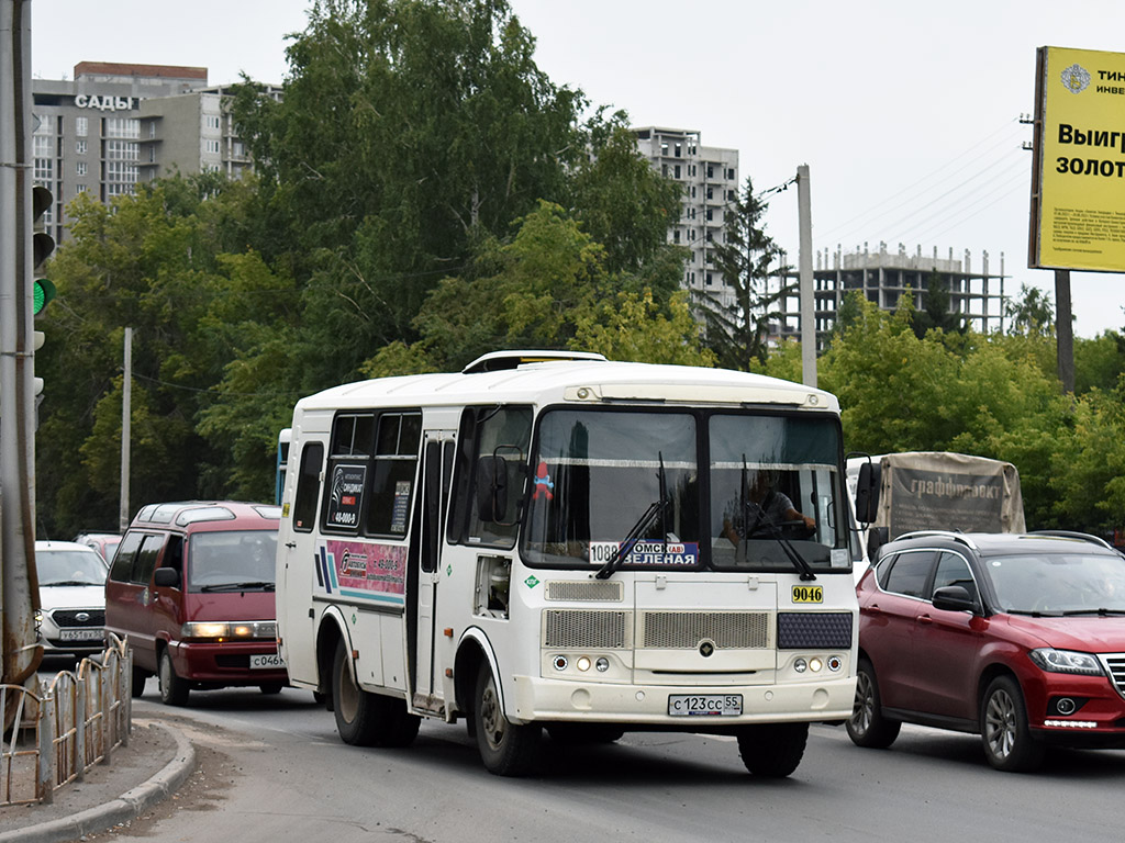 Омская область, ПАЗ-32053 № 9046