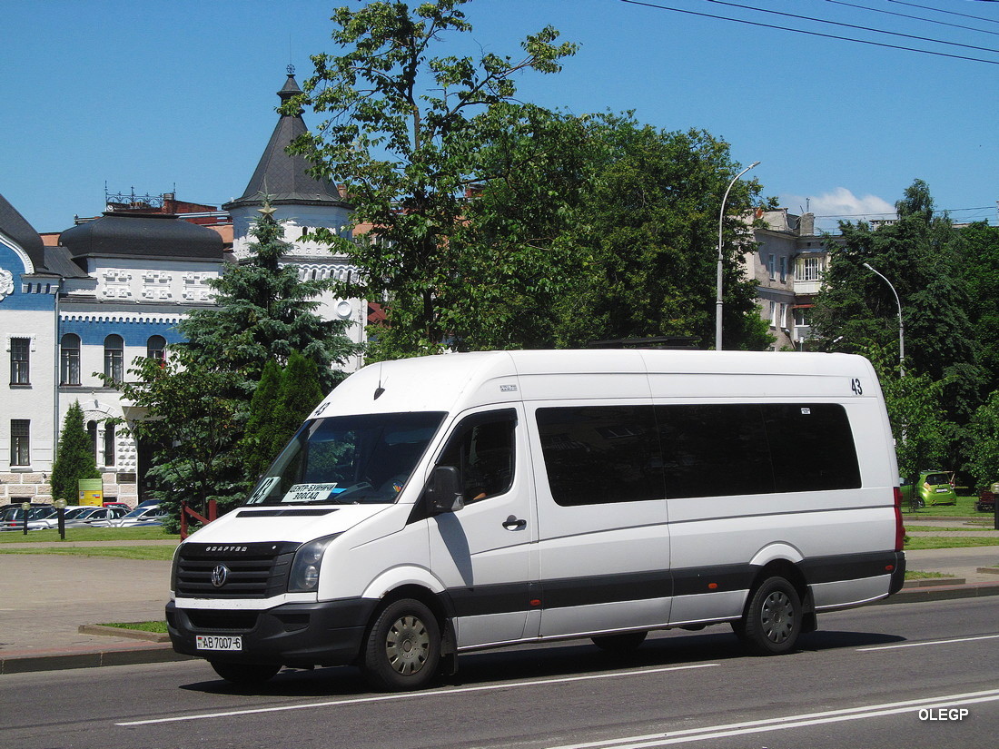 Могилёвская область, Бус-Мастер 3515 (Volkswagen Crafter) № АВ 7007-6