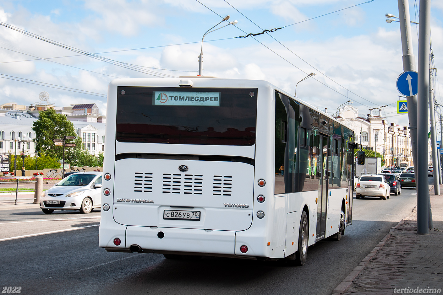 Томская область, Yutong ZK6118HGA № С 826 УВ 70
