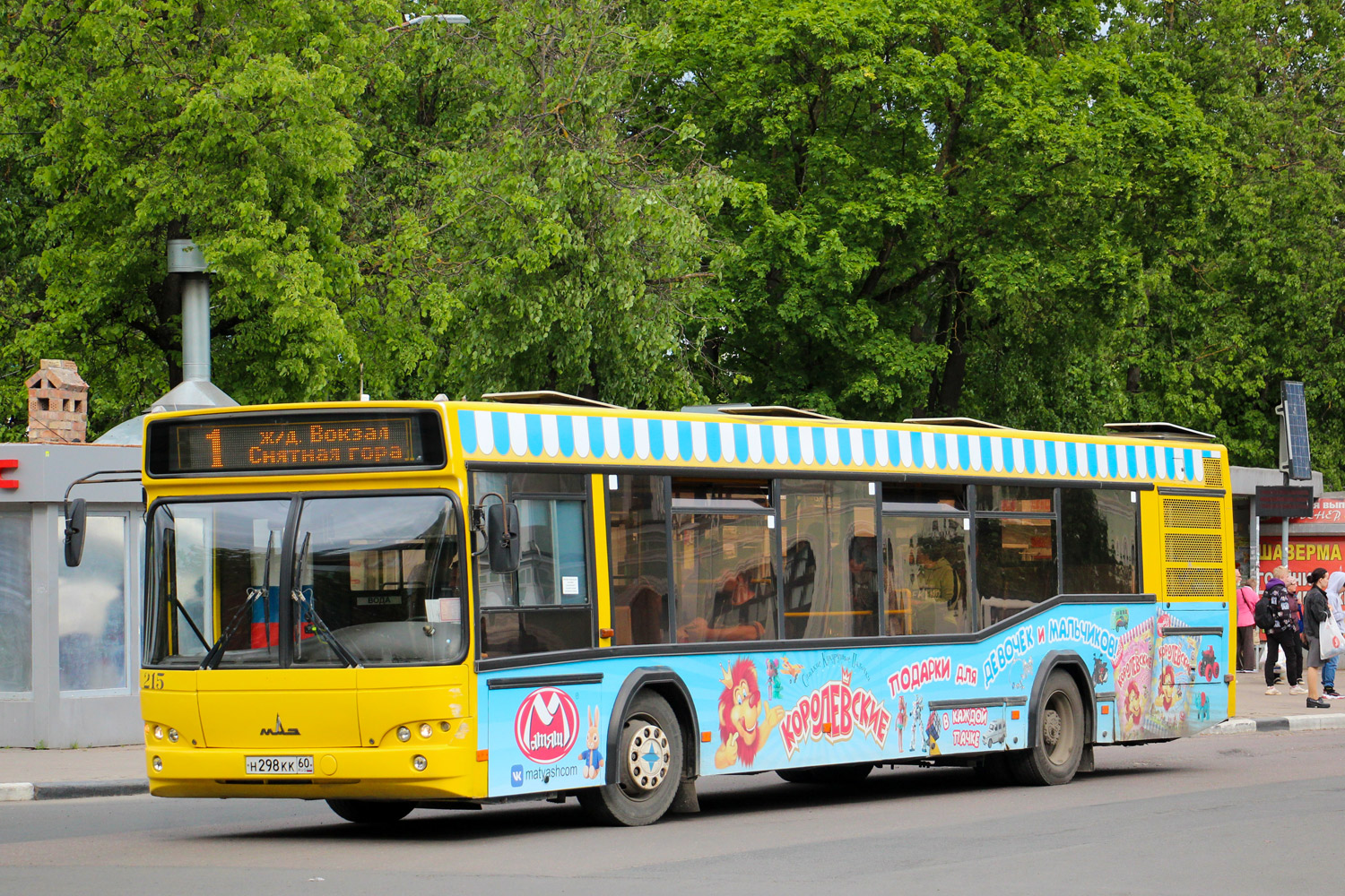Pskov region, MAZ-103.469 # 215