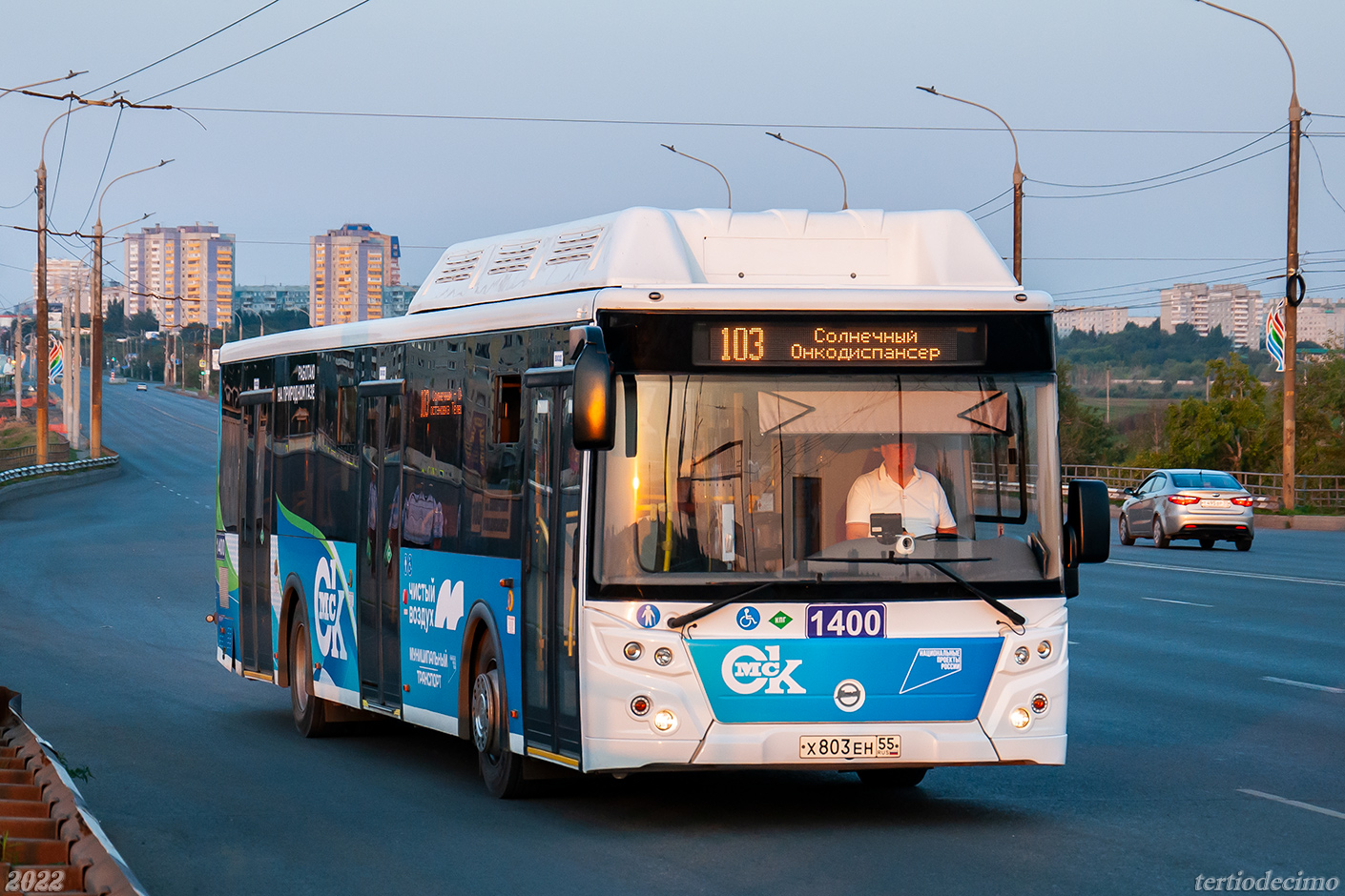 Омская область, ЛиАЗ-5292.67 (CNG) № 1400