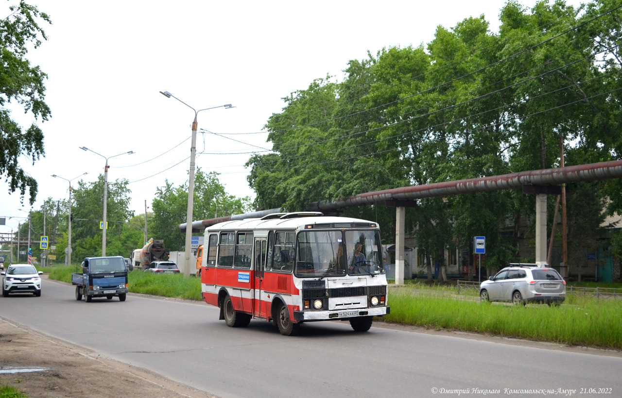 Хабаровский край, ПАЗ-3205 (00) № К 524 АА 27