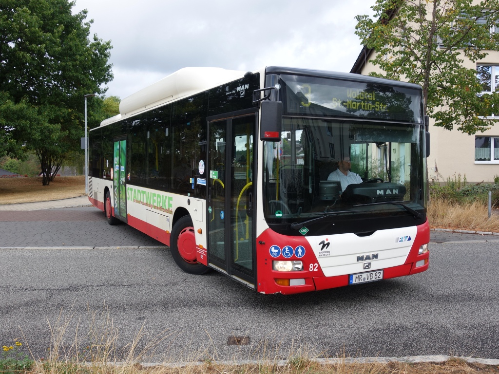 Гессен, MAN A21 Lion's City NL313 CNG № 82