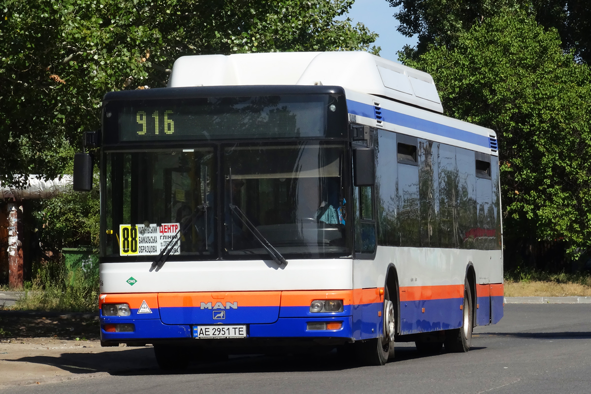 Днепропетровская область, MAN A21 NL313 CNG № AE 2951 TE
