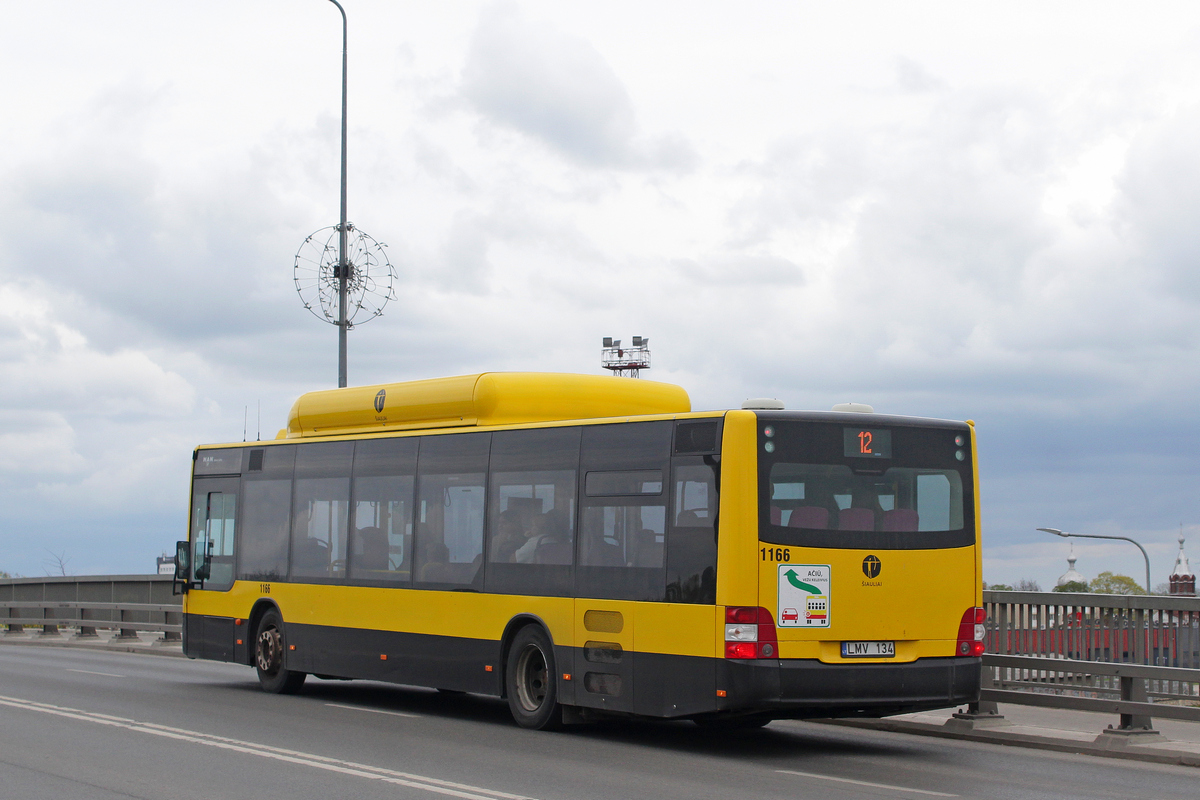 Lithuania, MAN A21 Lion's City NL243 CNG # 1166