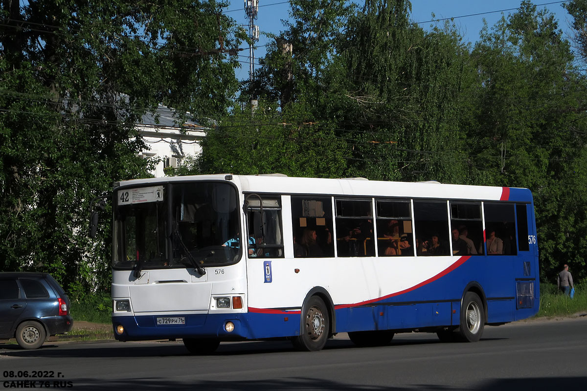Ярославская область, ЛиАЗ-5256.53 № 576