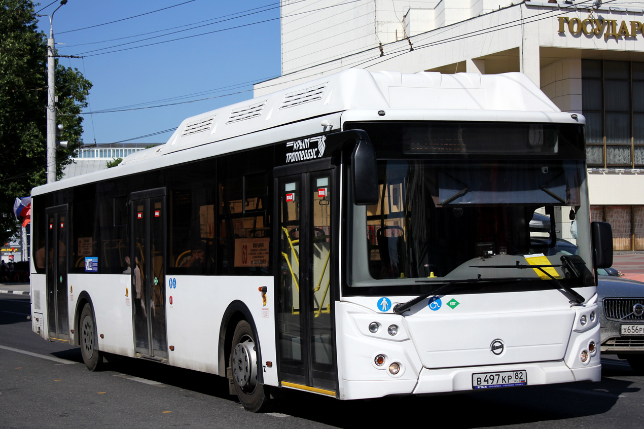 Республика Крым, ЛиАЗ-5292.67 (CNG) № В 497 КР 82