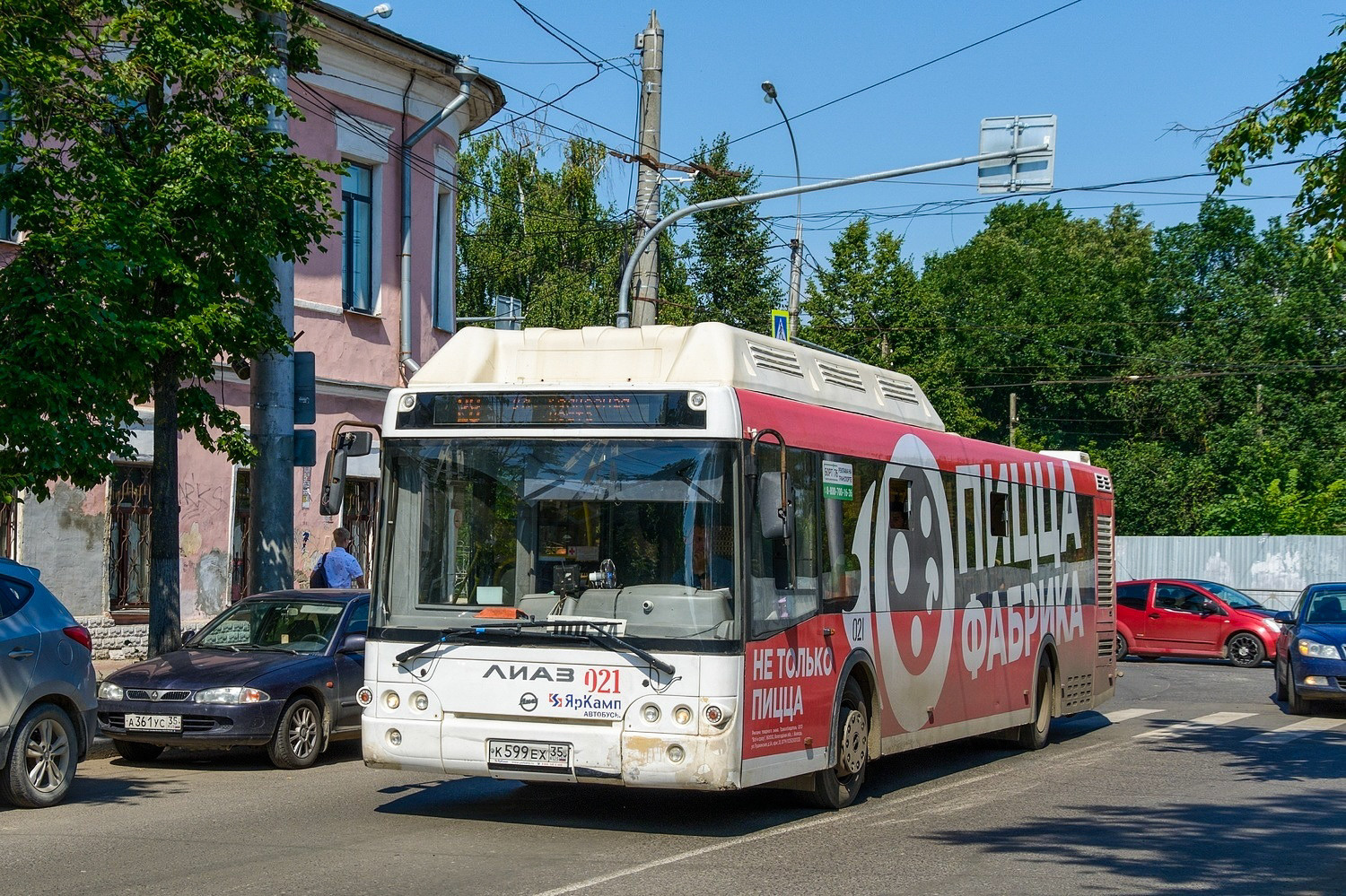 Вологодская область, ЛиАЗ-5292.67 (CNG) № 021