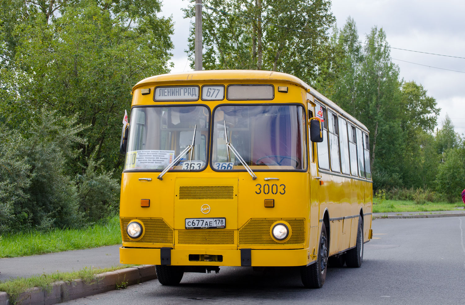 Saint Petersburg, LiAZ-677M # С 677 АЕ 178