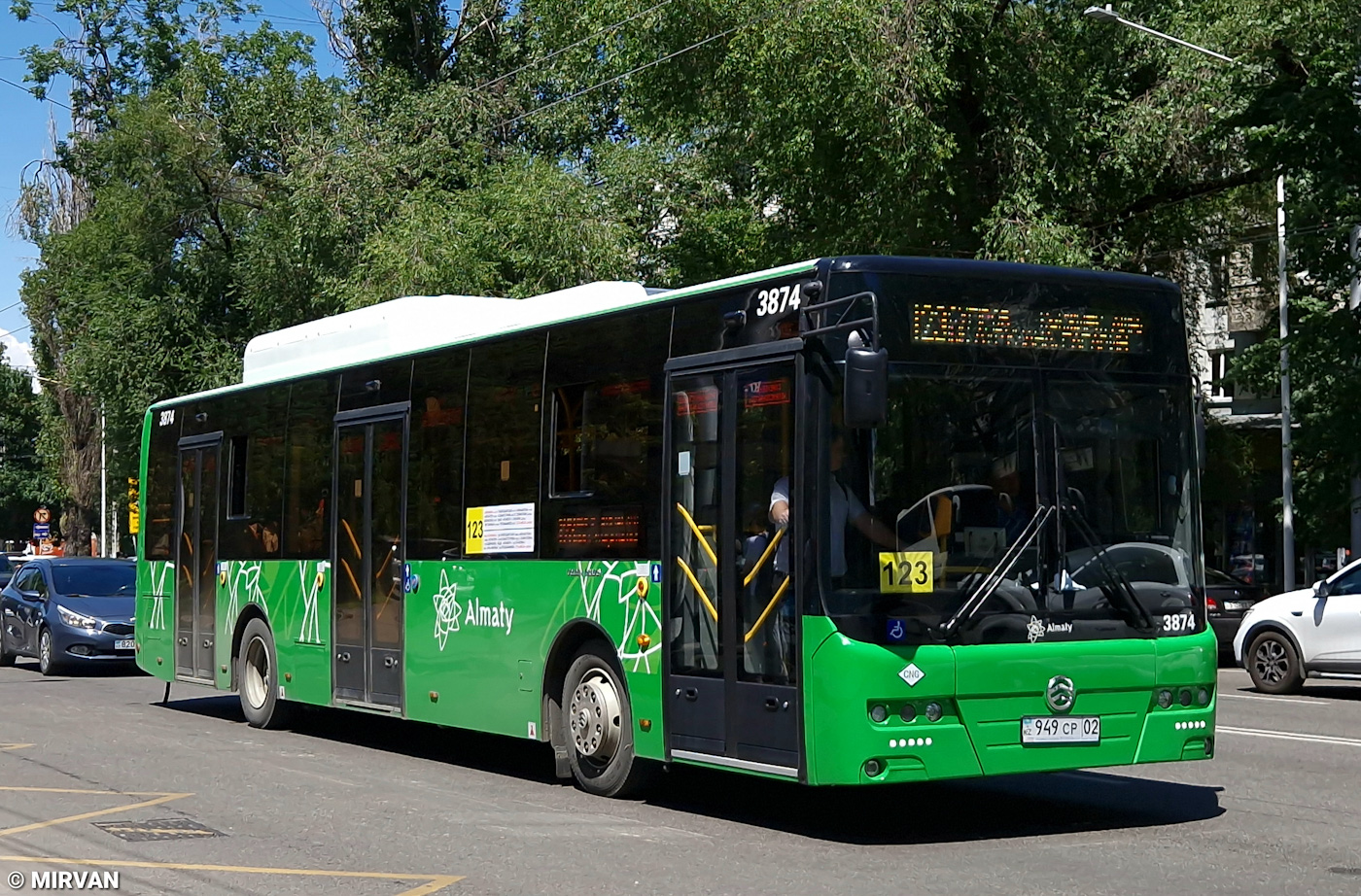 Алматы, Golden Dragon XML6125CN (Hyundai Trans Auto) № 3874